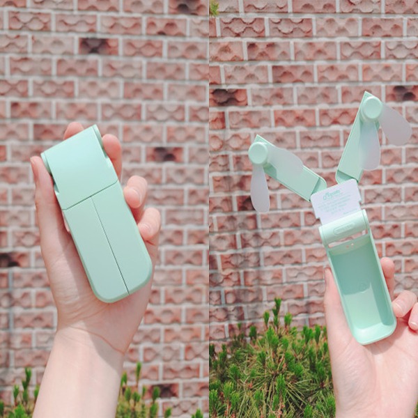 마스코타 포켓 듀얼 미니 선풍기 휴대용 저소음 손풍기 (목걸이 스트랩+만능부착패드 증정)